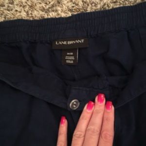 Lane Bryant 26/28 navy shorts